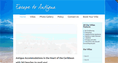 Desktop Screenshot of antiguavilla.com